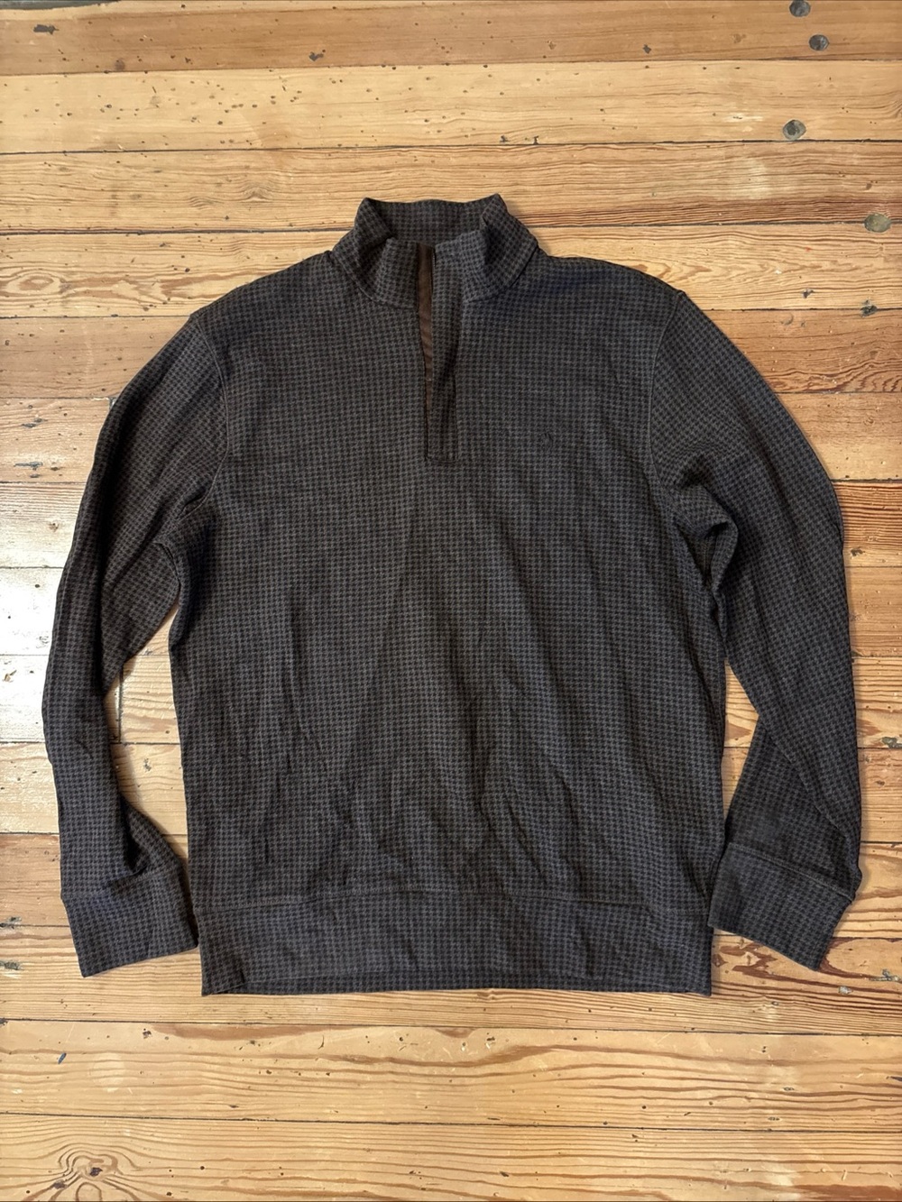 Polo Ralph Lauren Men's Luxury Jersey Quarter-Zip Pullover Sweater Navy  Medium